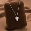 Comercio Exterior de Amazon Venta Caliente Collar de Acero de Titanio Temperamento Femenino Circonita Microincrustada Personalidad Cadena para Clavícula de Alto Sentido Colección Joyería