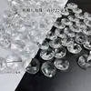 Accesorios para lámparas de cristal máquina molde cuentas octogonales hilo de color transparente cuentas sueltas cortina cortina de puerta decoración de boda partición de entrada DIY