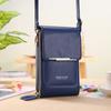 Bolsa para Teléfono con Pantalla Táctil para Mujer, Bolso Cruzado Pequeño para Llevar Teléfonos Móviles, Llaves y Monedas, Estilo Vertical, Portátil, con Lentejuelas