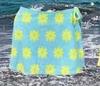 Tailandia Nuevo Tejido de Toalla Floral Sexy Traje de Baño con Abertura para Mujer Estilo Ins Vacaciones de Playa Bikini Moda