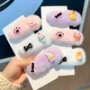 Pinza para el pelo con flequillo peludo de Kuromi para Otoño e Invierno, Adorno para la cabeza de felpa de dibujos animados para niños, Accesorios para el cabello para niñas en la parte posterior de la cabeza
