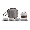 Chengdu Wenchuang Panda Juego de Té de Viaje Taza Express Portátil para Exteriores Construcción de Equipos Conferencia Anual Acompañamiento de Negocios