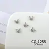 Joias para Nail Art da Nova Série Borboleta, Zircônia Brilhante de Luxo Acessível Borboleta Vazada Cor White K Acessórios de Unha Usáveis