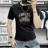 Camiseta de manga corta para hombre Explosivo 2025 Nueva Moda de Verano Marca Moda para Hombre Top de Media Manga Moda Cuello Redondo T