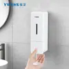 Dispensador de Jabón Líquido para Manos de Espuma Dispensador de Jabón para Montar en Pared Caja para Desinfectante de Manos sin Taladro Botella de Detergente para Cocina Limpieza