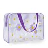 Bolsa de higiene pessoal de praia portátil à prova d'água Bolsa cosmética de grande capacidade de alto valor PVC Fosco Natação Bolsa de banho