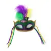Máscara de Meio Rosto Carnaval Mardi Gras Festa Máscara para Olhos Transfronteiriça Brasil Nova Orleans Joias Acessórios Roupas