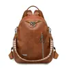 Mochila vintage para mujer de comercio exterior transfronterizo, nueva mochila escolar casual de moda para estudiantes, mochila de viaje popular de gran capacidad
