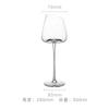 Taça Inclinada para Vinho Tinto, Vidro de Cristal Transparente, Cálice com Fundo Côncavo, Taça Doméstica Europeia Francesa para Vinho, Taça de Champanhe