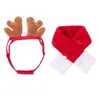 Chapéus, adereços de cabeça, cachecóis de Natal, capas, mantos de fantasia para cães e gatos de estimação transfronteiriços, roupas de Natal para animais de estimação