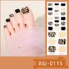 Zhengxiang Calcomanías Personalizadas de Gel para Uñas Arte Francés para Pies Luz UV Semi-horneadas Semi-curadas Calcomanías para Uñas de los Pies Venta al Mayoreo Comercio Exterior