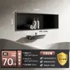 Oushumei Acero Inoxidable Empotrado Baño Acabado Metálico Producto Estante de Almacenamiento para Inodoro Gabinete Divisor