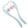 Pinza Masajeador Manual de Columna Cervical Portátil para Cuello Pequeño Artefacto Doméstico Relajación de Hombros y Cuello Piernas Meridiano Pinza de Columna Cervical