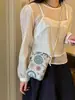 Bolso Bordado de Estilo Chino Nuevo, de Tendencia Transfronterizo, de Nicho, para Mujer 2026 Nuevo Bolso Cruzado Versátil, Exquisito Bolso para Teléfono