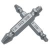 4341 Extrator Ponta de Chave de Fenda Ferramenta de Reparo de Fio Quebrado Conjunto de 6 Peças Ferramenta de Remoção de Parafuso de Cabeça Dupla Dente Deslizante
