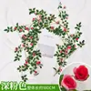 Videira de Rosa Flor Artificial Videira Flor de Plástico Botão de Flor Victoria Decoração de Casa Arranjo de Flores de Chão