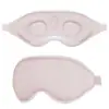 Máscara de Ojos de Nylon Fresca de Seda de Hielo de Verano, Máscara de Ojos de Una Pieza 3D para Dormir con Soporte para la Nariz, Máscara de Ojos Opaca para Pausa para el Almuerzo de Estudiantes y Oficinas, Color Negro