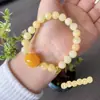Explosiones Parlantes Color Caramelo Cera de Abejas Piedra Natural Escama de Dragón Colgante Le Brand Pulsera Colgante Le Brand Pulsera Pulsera Elástica