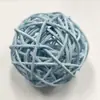Perro gato loro bola de ratán juguete para morder entrenamiento de búsqueda de alimento compañía molares inteligencia interactiva suministros para mascotas