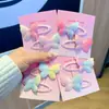 Internet-famoso Princesa Pequena Fita Bow Hairpin Crianças Menina Hanfu Purple Hairpin Acessórios de cabelo das meninas