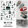 Carcasa Estampada del Pequeño Libro Rojo Pegatinas para Uñas Mariposa Serpentina Aurora Uñas Color Rosa Glaseado Tridimensional Avanzado