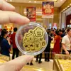 Concha de Agua Oro Puro 2mg Pegatina que Atrae Dinero para Teléfonos, Pegatina de Oro 999 de Venta Caliente, Regalo para Transmisión en Vivo de Inauguración de Tienda de Oro, Venta al por Mayor