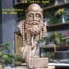 Decoración de Sala de Té con Flores para Jardinería Estilo Chino, Adorno para Acuario Sakyamuni, Figura de Buda para Entrada del Hogar