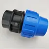 Accesorios de tubería de PP rosca interna vieja riego directo suministro de agua agrícola Azul Negro con tubería de PE fábrica de exportación ventas directas