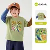 Celebra el Día Nacional 10% de descuento Camiseta Bebé Familia Dudu Ropa de Otoño Camiseta Base Antibacteriana para Exteriores Infantil Masculina