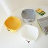 Cesta de Armazenamento de Feltro Caixa de Armazenamento de Lanches para Mesa Cesta de Armazenamento Dobrável Organização de Quarto Armazenamento Doméstico Minimalista Moderno