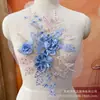 Bordado de Malla, Flores Tridimensionales, Materiales de Lentejuelas, Adornos de Pedrería, Accesorios para Ropa, Decoraciones Bordadas