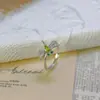 Conjunto de Joias Pedra de Cristal Natural Prata S925 Colar Anel Brincos Design de Libélula de Alta Qualidade Joias de Granada
