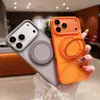 17 Funda para Teléfono Móvil con Soporte Giratorio, Acabado Mate de 360 Grados, Adecuada para iPhone 16, Tacto Premium, Compatible con iPhone 11, Apple 15 Pro