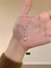 Collar de Gota de Agua con Flecos Cepillados para Mujer Nuevo Caliente Luz para el Cuello Lujo Nicho Exquisito Gama Alta Estilo Simple Accesorio para Clavícula Venta al por Mayor