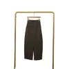 Pantalones de pierna ancha, cropped, con cintura alta y volantes, hechos a medida para mujer, para primavera/otoño 2026, con cintura elástica, efecto adelgazante y corte holgado y casual.