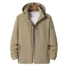 Dropshipping Transfronterizo Chaqueta Exterior para Hombre Tk Primavera y Otoño, Holgada Casual Secado Rápido Talla Grande Montañismo Impermeable Cortavientos