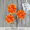 Ramo de Flores Artificiales de Peonía e Hibisco, Flores de Seda Hechas a Mano para Decoración de Bodas y Arreglos de Paisaje