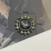 Novos acessórios de celular DIY flor de gema vintage grampo de cabelo feito à mão faixa de cabelo material para sapatos buraco escuro
