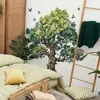 Pegatinas de Pared de Árbol Verde y Pájaro para Dormitorio, Sala de Estar, Entrada, Dormitorio, Decoración del Hogar, Autoadhesivas, Al Por Mayor, Transfronterizo