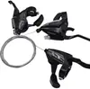 Shunan EF500-21-24 enlace rápido selector de dedo 7 velocidades 8 velocidades maneta de freno maneta de cambio de velocidad para bicicleta de montaña accesorios de maneta de freno