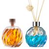 Garrafa de aromaterapia de vidro de alto valor Fragrância doméstica interna Ornamentos de aromaterapia de vime Fragrância para casa Garrafa de óleo essencial sem fogo