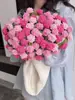Manta de Flor de Rosa Degradada Paquete de Materiales para Manta Tejido DIY Hecho a Mano Hilo para Manta Ganchillo Qixi Novia