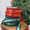 Festival de Navidad Regalo Flores Frescas Cinta de Empaque Ramo Caja de Regalo Banda para Atar DIY Decoración de Árbol de Navidad Cinta Tejida
