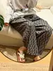 Calça de algodão tramado floral vintage multicolorida de perna larga para mulheres, solta e respirável, adequada para usar em casa e como calça de dormir