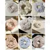 Elegantes Scrunchies de Encaje de la Fábrica Original, Ligas Versátiles para el Cabello, Scrunchies Grandes, Bandas para el Cabello