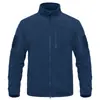 Em estoque TAD Esportes ao Ar Livre Tático Casaco de Lã Outono e Inverno Masculino Gola Vertical Casaco de Lã Quente Jaqueta de Montanhismo