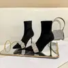Tendência de Moda 2026 Estilo Coreano Outono/Inverno Novas Botas de Moda Femininas com Decoração de Strass, de Calçar, com Salto Alto, Botas de Cano Curto de Borracha