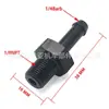 Rosca Externa 1/8NPT para Barb 1/4 Peças Automotivas Barb de Mangueira de Alumínio Conector Regulador de Pressão da Bomba de Combustível