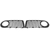 Adequado para Moldura de Farol de Neblina com Furos para Volkswagen Fusca 2006-2011 1C0807683J/1C0807684J