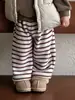 Ropa Infantil Estilo Coreano Chaleco de Algodón Abrigo Engrosado para Niños Pequeños Chaqueta Cálida para Niños Pantalones de Forro Polar Otoño e Invierno